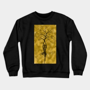 Yoga tree pose Crewneck Sweatshirt